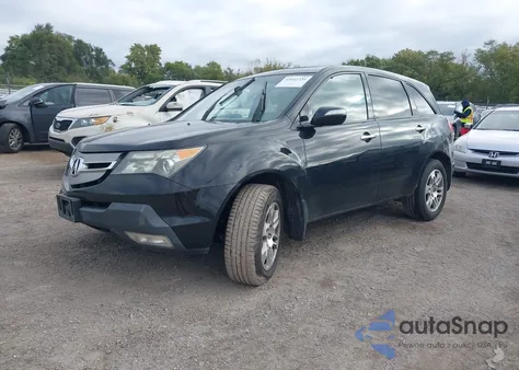 2009 Acura Mdx Technology Package z USA, uszkodzony, nr VIN 2HNYD28449H509778